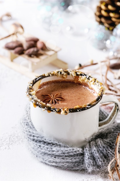 Taza de chocolate caliente