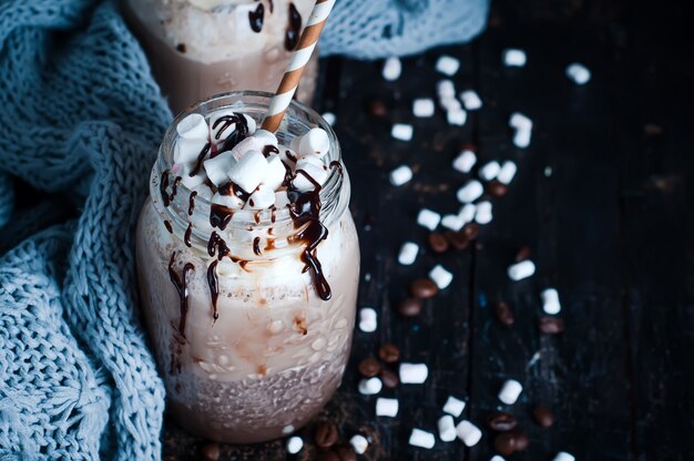 Taza de chocolate o cacao caliente