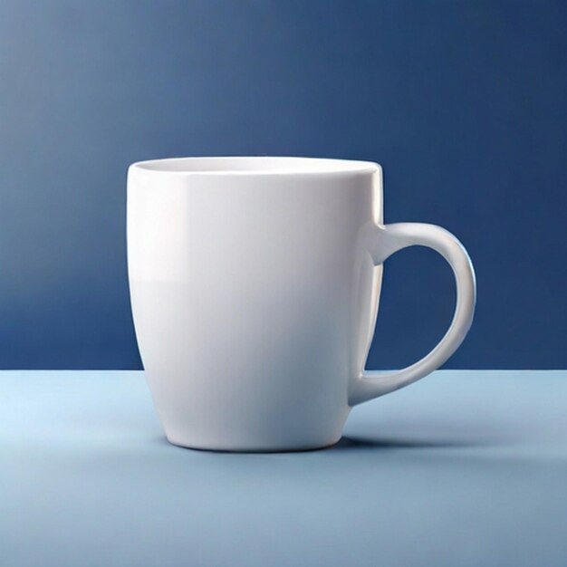 Taza de diseño minimalista de renderización 3D