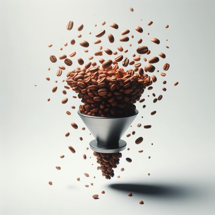 Taza de granos de café