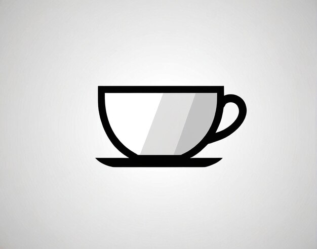 Foto una taza de icono de café