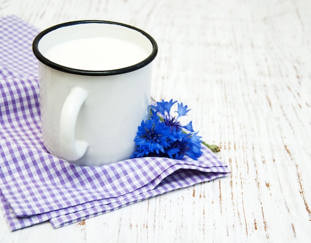 taza de leche