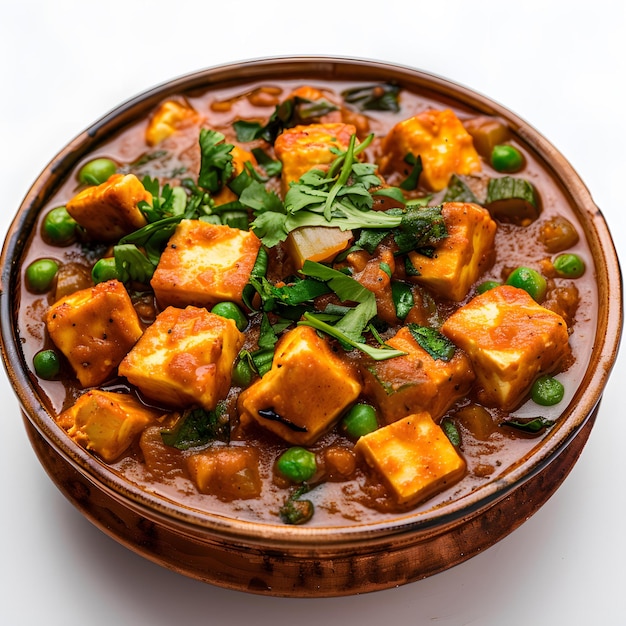 Una taza de Paneer Tikka Masala Curry