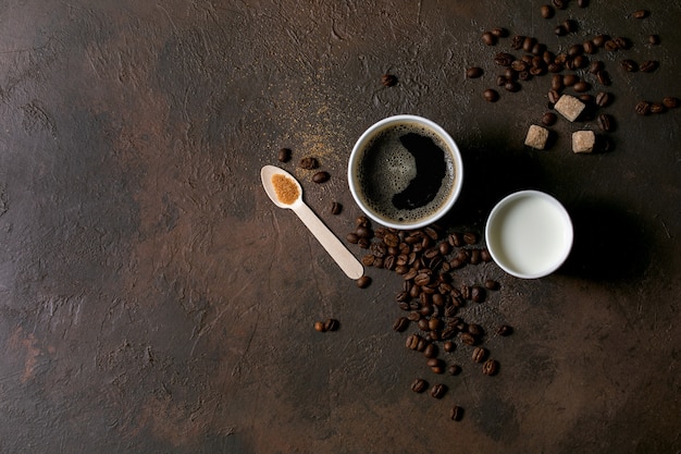 Taza de papel de café americano