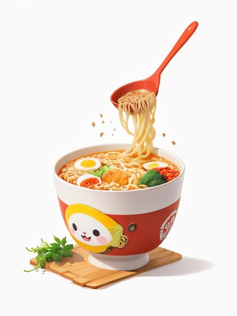 Foto taza de ramen (en inglés)