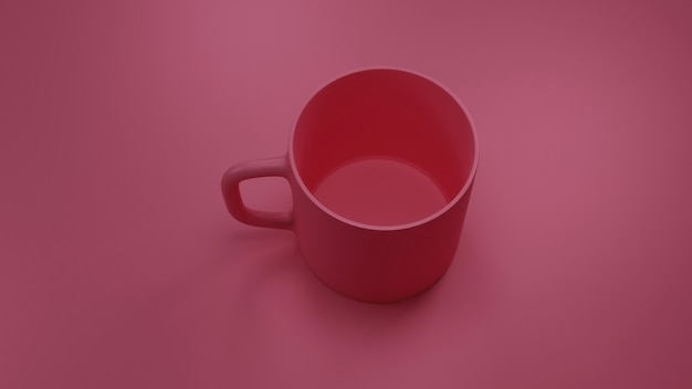 Taza rosa