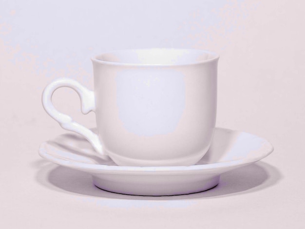 Taza de té aislado sobre fondo blanco.
