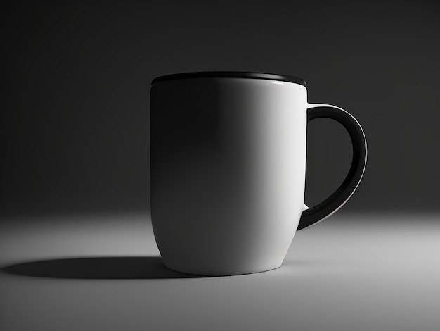 Taza de té de café blanco