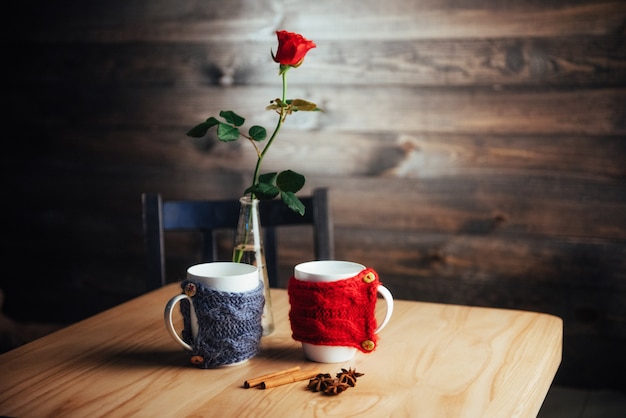 Taza de té fragante jersey.