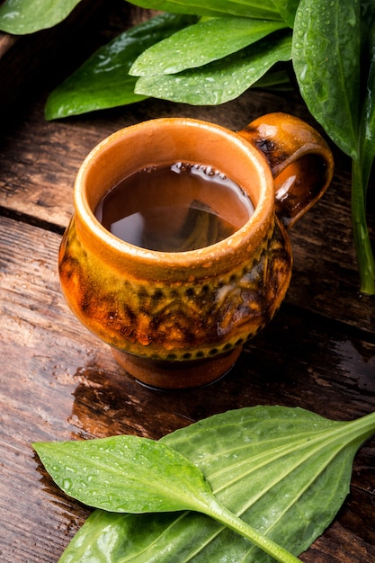 Taza de té saludable