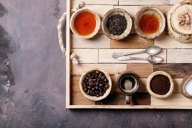 Tazas de café y té