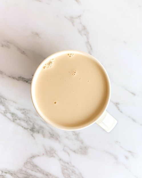 Foto tazas de leche de soya