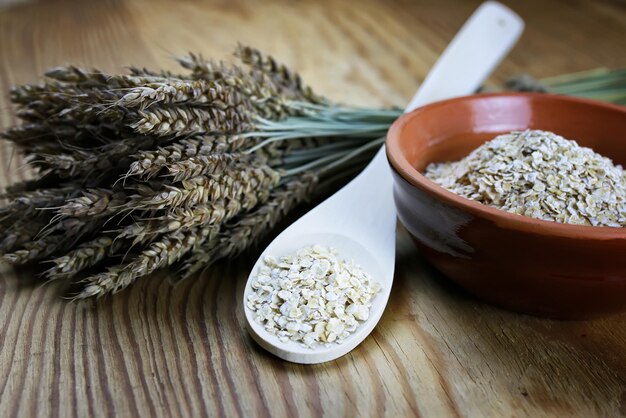 Tazón de cereal de grano de brotes