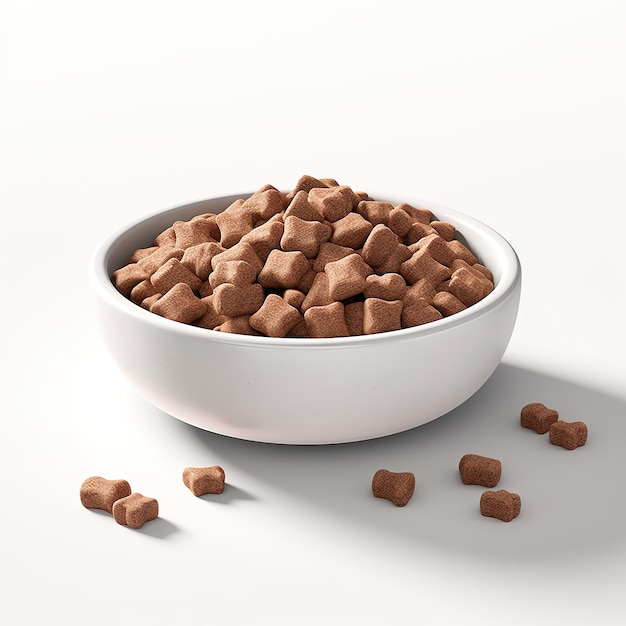 Un tazón de cereal con la palabra chocolate