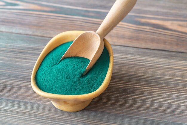 Tazón de espirulina