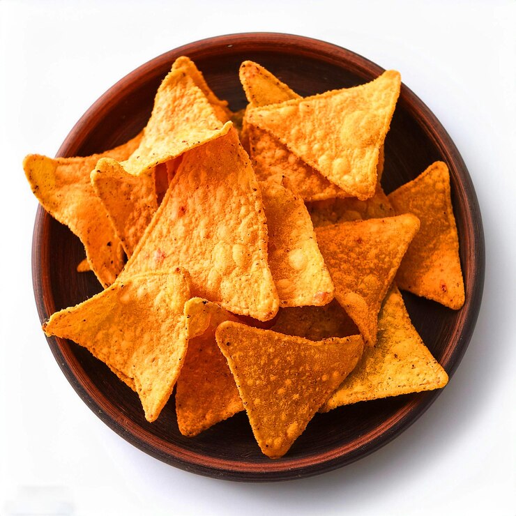 Un tazón de papas fritas de nacho