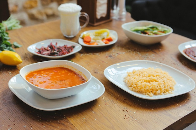 Tazón De Sopa De Verduras Deliciosa Sopa