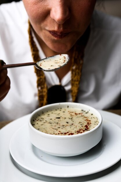 Tazón De Sopa De Verduras Deliciosa Sopa