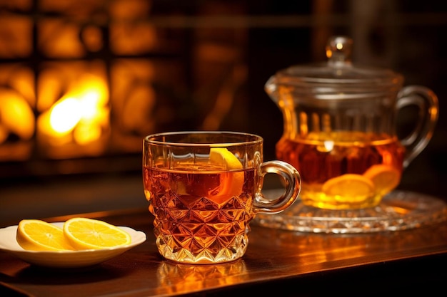 El té es una rapsodia, la melodía de los aromas, la armonía del sabor, la bebida saludable, la fotografía de imágenes.
