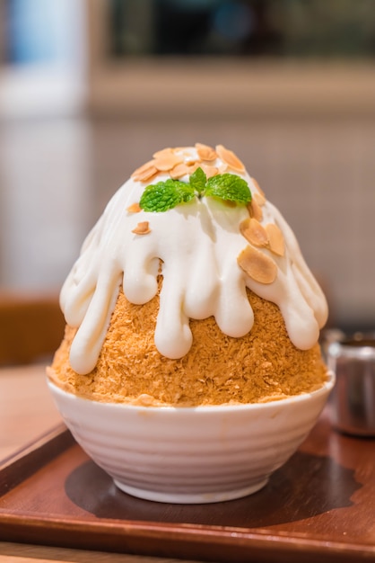 té de leche bingsu