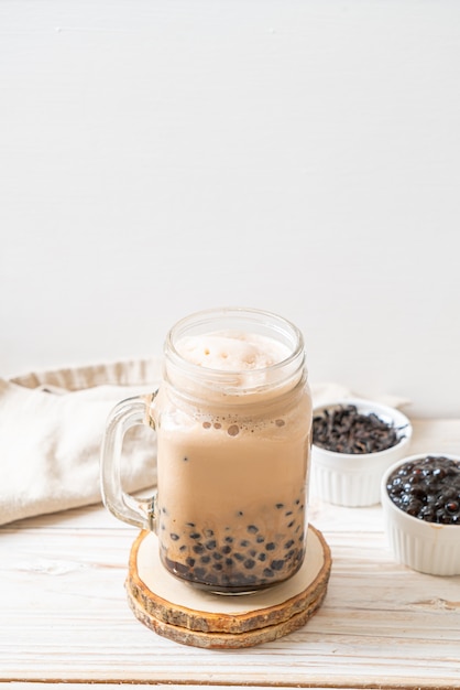 Té de leche de Taiwán con burbujas