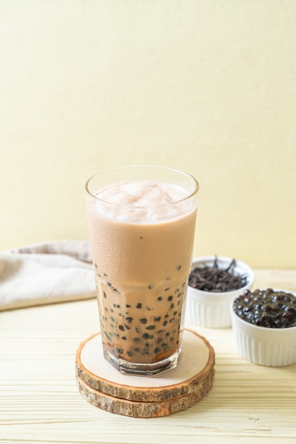 Té de leche de Taiwán con burbujas