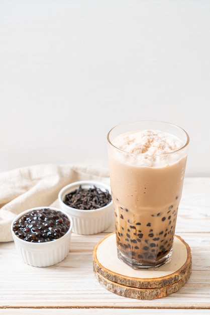 Té de leche de Taiwán con burbujas