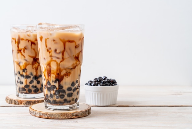 Té de leche de Taiwán con burbujas