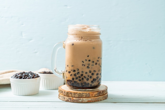 Té de leche de Taiwán con burbujas