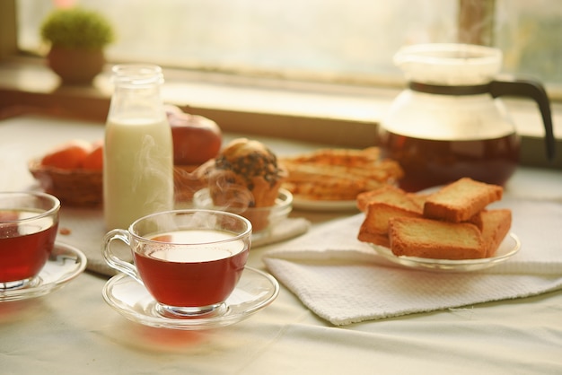 Té de la mañana con Rusk