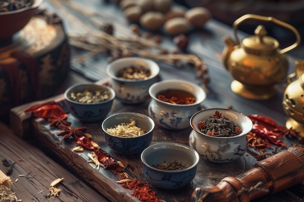 Té de la medicina tradicional china