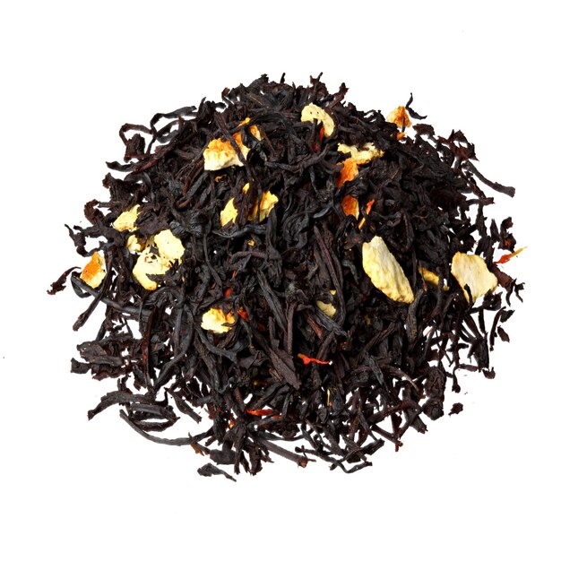 Té negro con piel de naranja