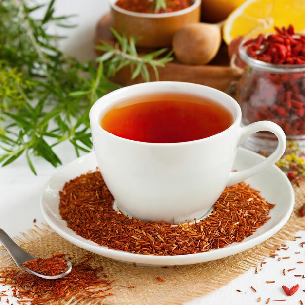 El té de Rooibos es una bebida saludable