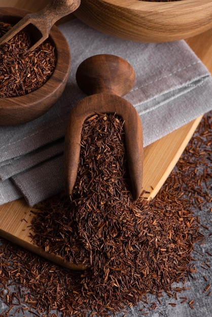 Té Rooibos. Té orgánico tradicional saludable. Té de África.