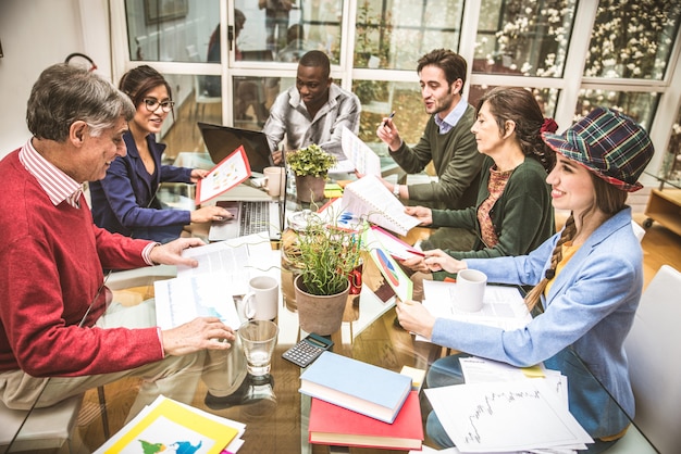 Team kreativer Geschäftsleute