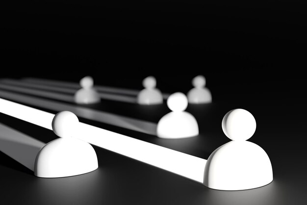 Teamwork and Progress A 3D Cartoon Depiction