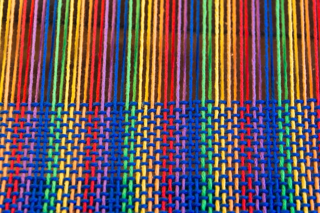 Foto tear pente com cores do arco-íris