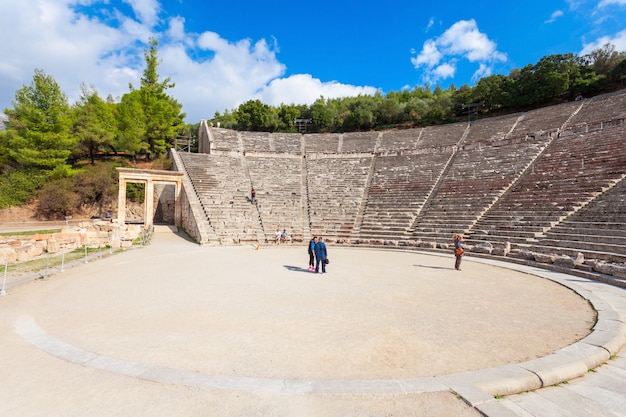 Teatro antigo de epidauro, grécia