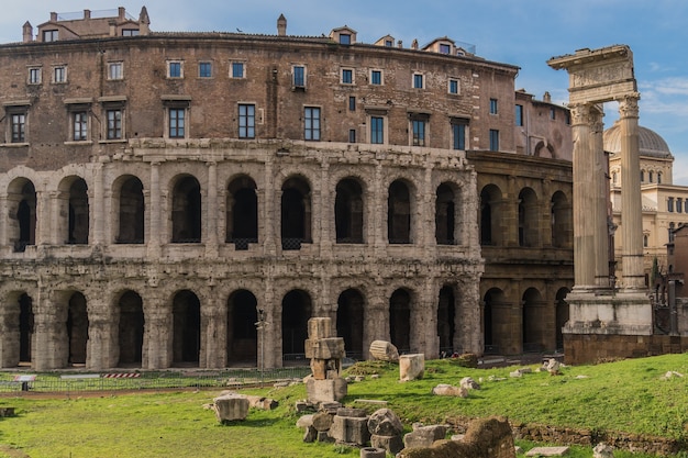 Teatro di Marcello em Roma, antigo teatro romano