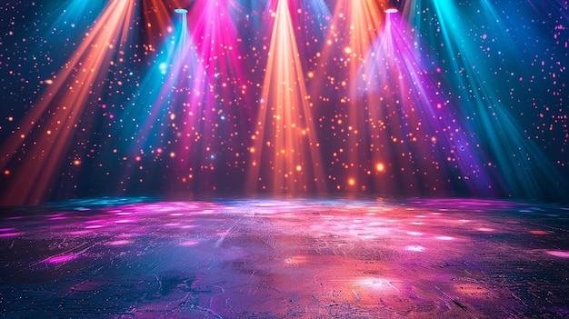 Teatro y escenario y fondo