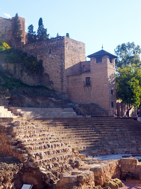 Teatro romano antigo e castelo em Málaga