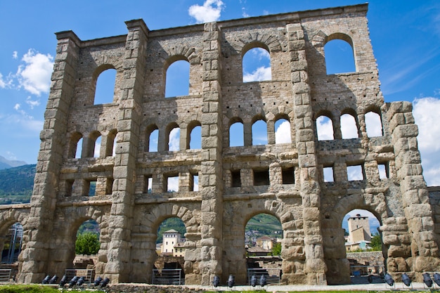 Teatro romano em aosta