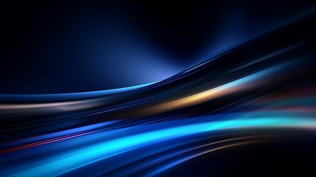 Tech-Hintergrundbild Einfacher Stil Schwarz und Blau