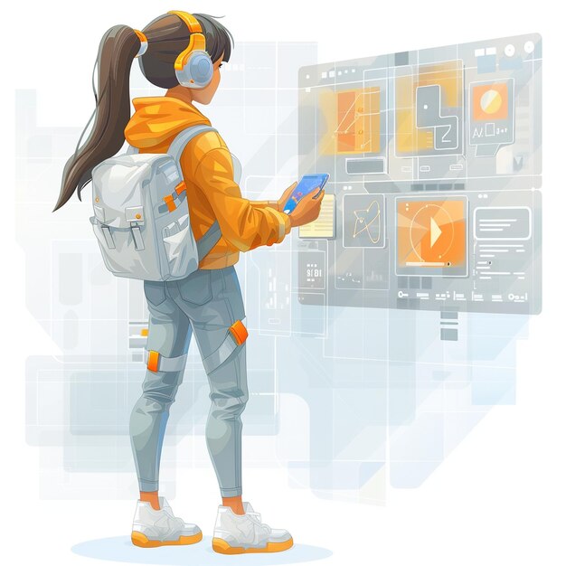 Tech Recruiter Ai Investigador en un departamento de TI diseño mínimo