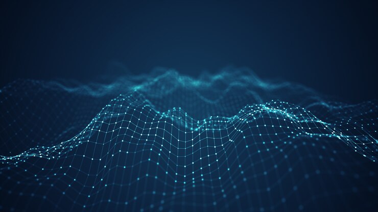 Technologie digitale Welle.