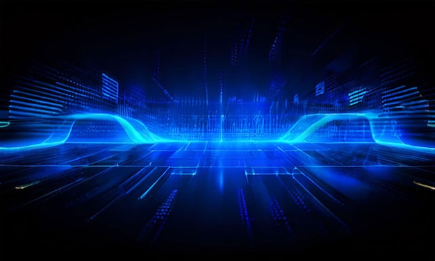 Technologie-Hintergrund in den sozialen Medien