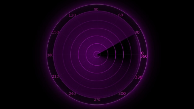 Foto technologie-hud-radar-symbol