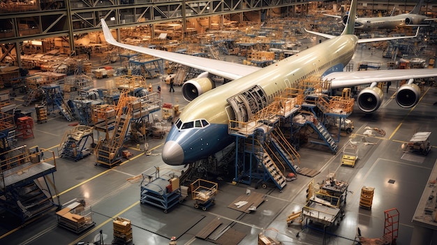 Technologie Maschinenindustrie Flugzeugherstellung