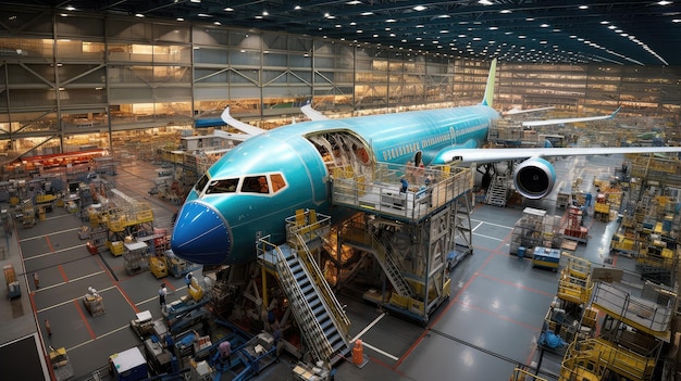 Technologieentwicklung Flugzeugherstellung