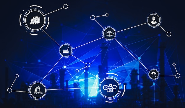 Technologiekonzept Industrie 4.0 – Smart Factory für die vierte industrielle Revolution